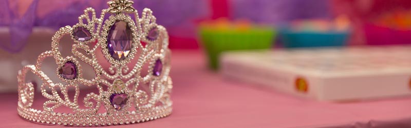 krona za princesko ki se uporablja za rojstni dan