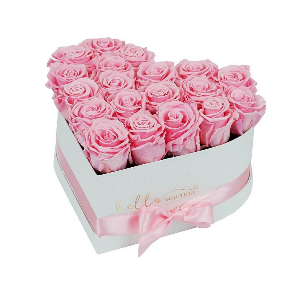 Heart Shaped Pink (Forever Roses) – image 3