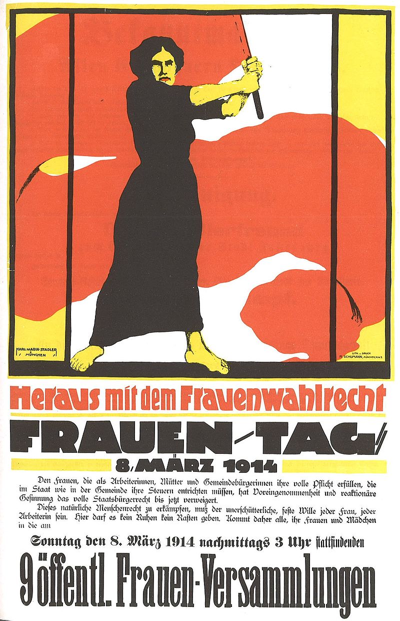 Frauentag 1914 und die Forderung nach dem Frauenwahlrecht in Deutschland