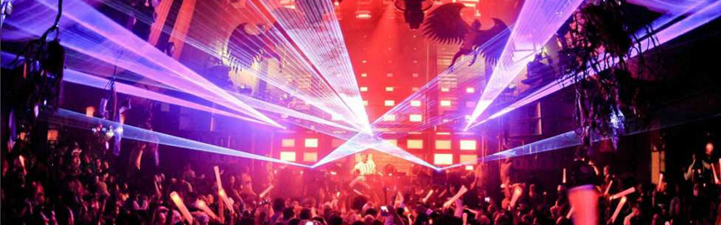 Birthday celebration in a nightclub